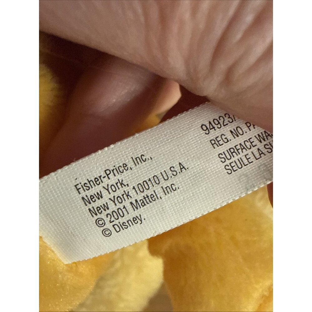 2 Lot 15” Winnie The Pooh Plush Vintage Disney Sears Canada 8” 2001 Fisher Price - Picture 12 of 14